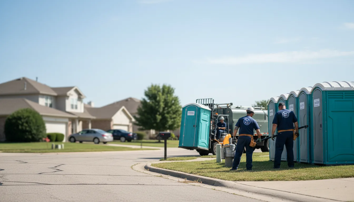 Porta Potty Rental in West Brooklyn, IL near me